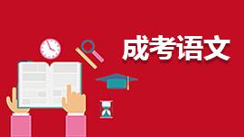 成人高考專升本語文復(fù)習(xí)
